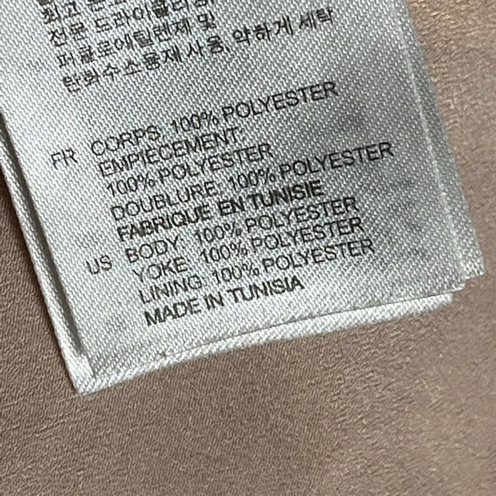 Sandro Paris Manureva Dress Women's Small Pink Floral Laser Cut Crochet Side Zip - Picture 13 of 16